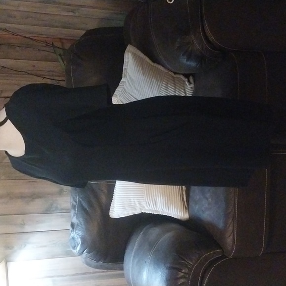 Land’ End Ponte Sheath Dress, Navy, 6P - Picture 4 of 10